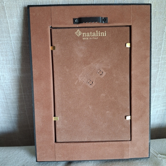Natalini Handmade Italian Marquetry Picture Frame 4"x6" - Picture 4 of 4